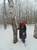 Я гуляю по зимнему лесу