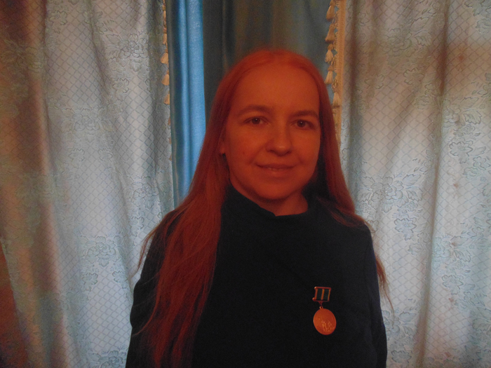 Я с медалью "Святая Русь"